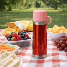 Insulated Travel Mug Bottle with Handle Lid (500 ML) - justgrabit.in | Just Grab It