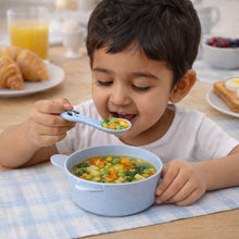 Wheat Straw Kids Soup Bowl with Matching Spoon (240ML, 1 Set ) - justgrabit.in | Just Grab It