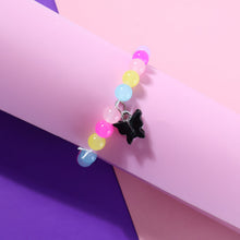 Premium Multicolor Pastel Bead Stretch Bracelet (1 Pc) - justgrabit.in | Just Grab It