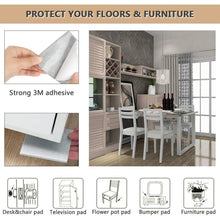 4 - Piece Square Felt Furniture Floor Protector Pads - justgrabit.in | Just Grab It