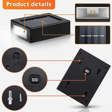 Solar Wall Lights Small Fence Lights Solar Powered Up Down LED Porch Light Garden Lights Outdoor Solar Landscape Lights WaterProof Light (1 Pc) - Justgrabit Inc.