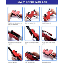 Handheld 8 - Digit Plastic Price Tag Gun – Ideal for Retail & Market Price Tagging - Justgrabit Inc.