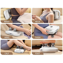 6 Heads Massage Gun Machine for Pain Relief - justgrabit.in | Just Grab It