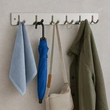Stainless Steel Wall Mounted Coat 6 Hook Rack (32x3 / 1Pc) - Justgrabit Inc.