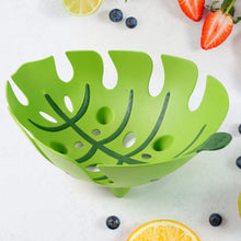 Supermom Leaf - Shaped Plastic Fruit Basket (1 Pc) - justgrabit.in | Just Grab It