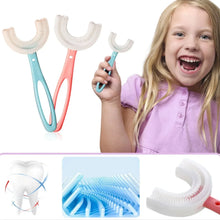 Kids U - Shaped Toothbrush - Easy Cleaning for Toddlers & Children - Justgrabit Inc.