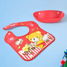 Multifunctional Waterproof BPA Free Reusable Soft Fabric Plastic Baby Bib (1 Pc) - Justgrabit Inc.