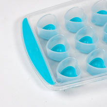 Easy Push - UP ice Tray, With Flexible Silicon Bottom, Heart Shape 18 Cube Trays - justgrabit.in | Just Grab It
