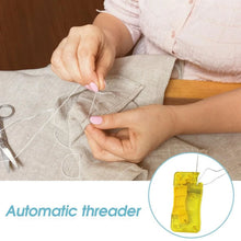 Needle Threader, Stylish Appearance Comfortable Grip Lightweight Portable Automatic Needle Threader for Sewing for Home (1 Pc) - Justgrabit Inc.
