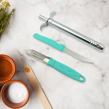 3 - in - 1 Kitchen Combo: Lighter, Stainless Steel Knife & Peeler - Justgrabit Inc.