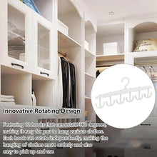 Rotatable Tank Top Hanger – Space Saving Closet Organizer for Dorms & Apartments (12 - Hook) - Justgrabit Inc.