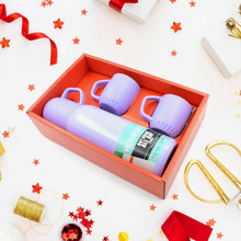 Vacuum Flask Set – Stainless Steel Thermos with 3 Cups, Approx 500ml - justgrabit.in | Just Grab It