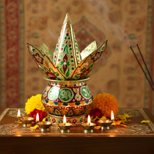 Traditional Decorative Pooja Kalash (1 Set) - justgrabit.in | Just Grab It