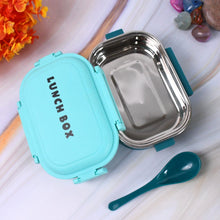 Insulated Testy Stainless Steel Leakproof Lunch Box With Spoon (1 Set) - justgrabit.in | Just Grab It