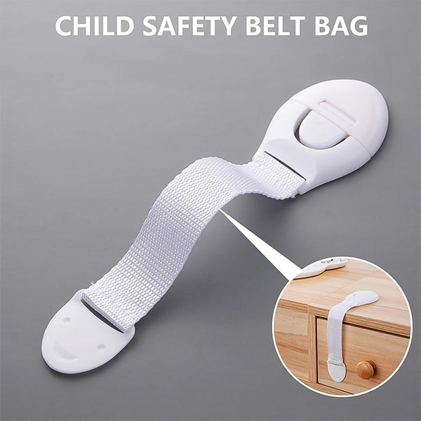 Baby Safety Drawer & Door Strap Locks (1 Pc) - justgrabit.in | Just Grab It