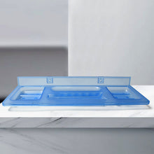 Pure Source India 4 - in - 1 Glass Soap Dish with Stand – Stylish Bathroom Ware - justgrabit.in | Just Grab It