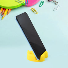 Multi - Functional Apple - Shaped Plastic Mobile Stand with Pen Holder (1 Pc / Mix Color) - Justgrabit Inc.