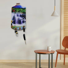 Decorative Wooden Vertical Scenery with Hooks for Wall Hanging - Justgrabit Inc.