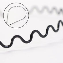 Premium Metal Wave Hair Bands for Men & Women (12 Pc) - justgrabit.in | Just Grab It