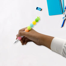 Stylish Pearls Pen Set – Fancy Multicolor Non - Sharpening Moti Gel Pens for Kids (12 Pc Set) - justgrabit.in | Just Grab It