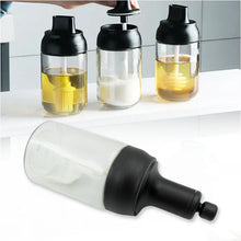 All - in - One Seasoning Jar: Heat - Resistant Glass with Spoon (1 Pc) - Justgrabit Inc.