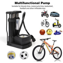 Portable Mini Bike Pump with Gauge - justgrabit.in | Just Grab It
