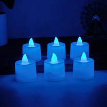 Blue LED Tea Light Candles (6 Pc) - justgrabit.in | Just Grab It