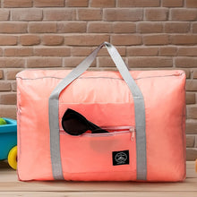 Large Capacity Luggage Bag, Foldable Waterproof Travel Bag (1 Pc / Mix Color) - justgrabit.in | Just Grab It