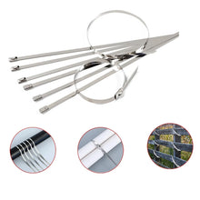 Stainless Steel Cable Ties for Solar & Home Use (100 Pc, 4.6x100mm) - Justgrabit Inc.