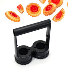 Plastic Handle Scalloped Edge Shape Cookie Cutter Biscuit Mold Cake Decoration Tools - justgrabit.in | Just Grab It