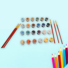Paint by Numbers for Adults Beginner - Adults' Paint - by - Number Kits on Canvas - DIY Oil Painting by Numbers for Adults - 24 Number Color, 6 paintbrushes, pre - printed canvas (unframed) 40 cm x 50 cm - justgrabit.in | Just Grab It