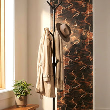 Floor Standing Metal Coat Rack Stand with Multi Hooks - justgrabit.in | Just Grab It