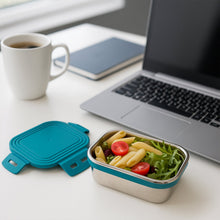 Apex Stainless Steel Mini Stack Plate Food Container (Approx 200 ML) - justgrabit.in | Just Grab It
