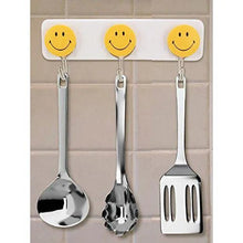 Self Adhesive Smiley Face Wall Hooks (Pack of 3) - Justgrabit Inc.