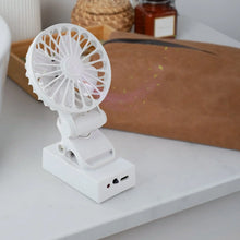 Rechargeable Mini Clip - On Desk Fan (1 Pc) - Justgrabit Inc.