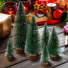 Mini Artificial Christmas Tree with Snow Effect (1 Pc) - justgrabit.in | Just Grab It