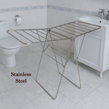 Supermom Premium Stainless Steel Heavy Duty Foldable Cloth Drying Stand (1 Pc) - justgrabit.in | Just Grab It
