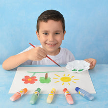 Watercolor Paint Set with 8 Vibrant Colors, Brushes, and Palette - justgrabit.in | Just Grab It