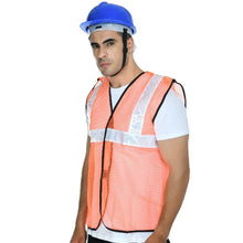 Orange Safety Jacket For Having protection against accidents usually in construction area's. - Justgrabit Inc.
