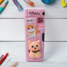 Magnetic Pencil Case / Compass Box With Sharpener (1 Pc) - Justgrabit Inc.