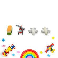 Vehicle Pattern Eraser School Stationery Use Eraser (4 Pc Set) - justgrabit.in | Just Grab It