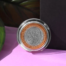Premium Gold & Silver Dual - Tone Religious Coin with Lakshmi Ganesh Design - Justgrabit Inc.