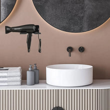 Hair Dryer Holder Wall Mounted Space Plastic Drill Blow Dryer Organizer Rack for Hair Tool Bedroom Bathroom - Justgrabit Inc.