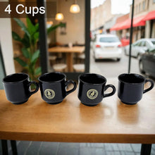 A One Ceramic Tea / cups / Mug Set With Leaf Shape Serving Bowl (8 Pcs set) - justgrabit.in | Just Grab It