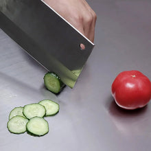 Premium Stainless Steel Anti - Bacterial Chopping Board for Kitchen (1 Pc) - Justgrabit Inc.
