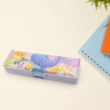 Multipurpose Cartoon Pencil Case – Double Deck Compass Box with 2 Compartments - justgrabit.in | Just Grab It