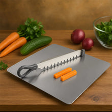 Supermom Stainless Steel Multifunctional Cut & Chop Vegetable Slicer Tool (1 Pc) - Justgrabit Inc.