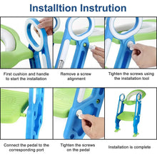 2 in 1 Training Foldable Ladder Potty Toilet Seat for Kids - justgrabit.in | Just Grab It