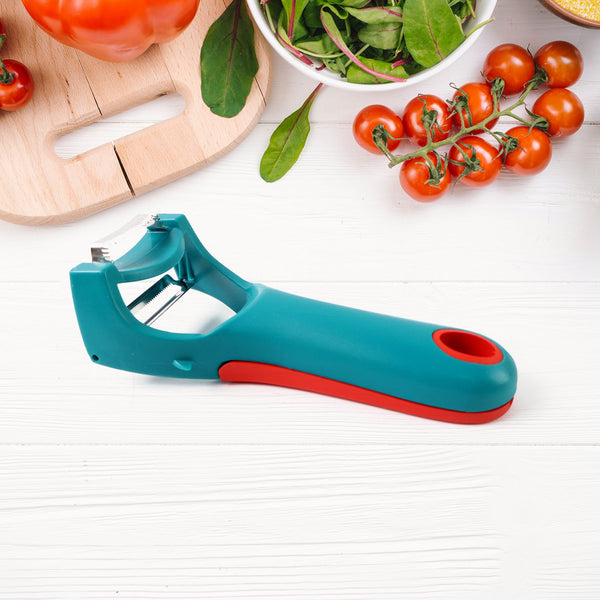 Supermom 4 - in - 1 Multi - Functional Vegetable & Fruit Peeler (1 Pc) - justgrabit.in | Just Grab It
