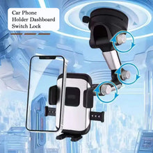 Adjustable Long - Arm Suction Cup Car Phone Holder (1 Pc) - justgrabit.in | Just Grab It
